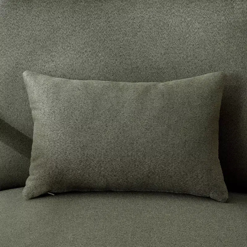 Fauteuil d'appoint Bestier Mid-Century avec cadre en bois, fauteuil de salon rembourré avec coussin et coussin lombaire, fauteuil de lecture pour chambre à coucher ou véranda