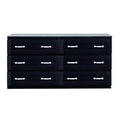 CLIHOME 6 Drawers Modern Side Storage Cabinet With Metal Handle, Storage Organizer With Wood Chest of Drawers