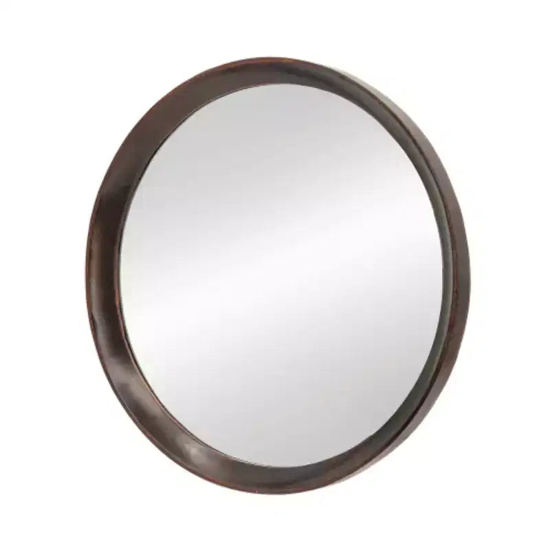 20x1.5Transitional Decor Style Mango Wood Wall Mirror Wall Decor with Frame of Solid Mango Wood for Bathroom