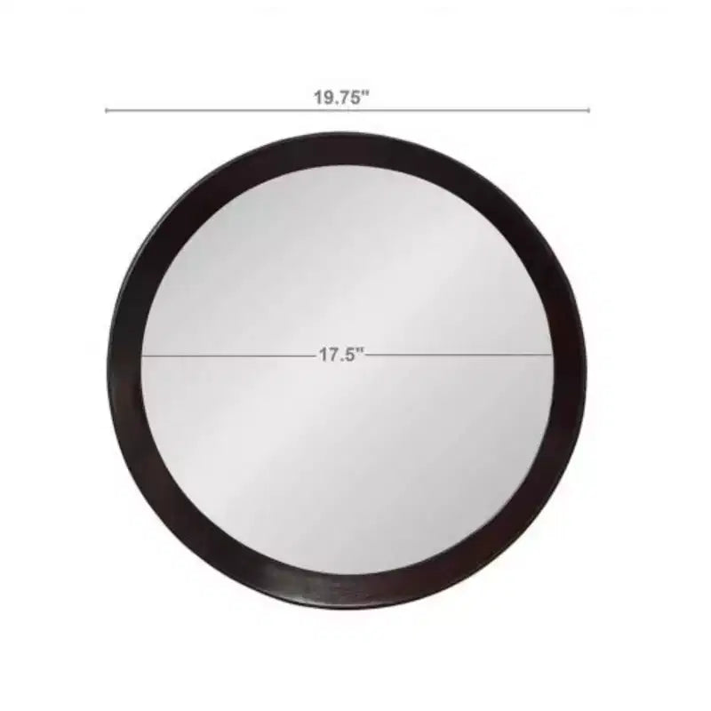 20x1.5Transitional Decor Style Mango Wood Wall Mirror Wall Decor with Frame of Solid Mango Wood for Bathroom