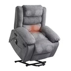 Bestier Fauteuils Inclinables Massants pour Personnes Âgées, Fauteuil Inclinable Releveur Électrique avec Chaleur et Vibration pour Salon