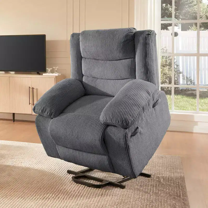 Bestier Fauteuils Inclinables Massants pour Personnes Âgées, Fauteuil Inclinable Releveur Électrique avec Chaleur et Vibration pour Salon