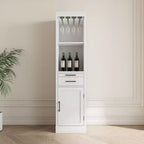 CLIHOME Meuble de Bar à Vin Modulaire avec Vaisselier pour Salle à Manger