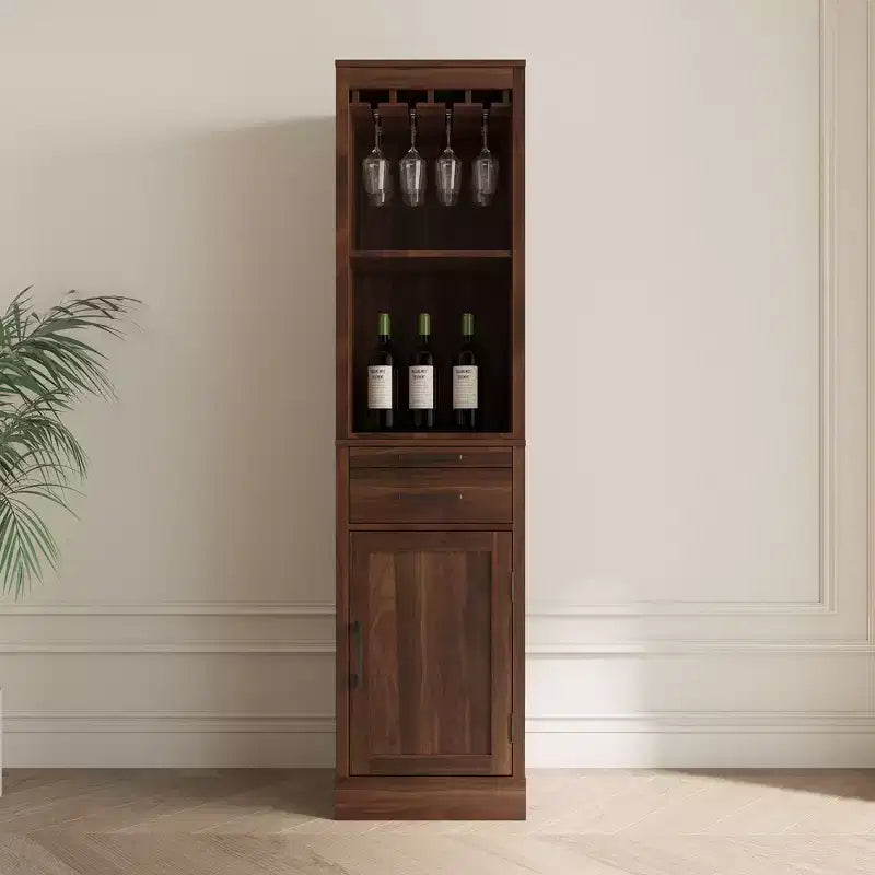 CLIHOME Meuble de Bar à Vin Modulaire avec Vaisselier pour Salle à Manger