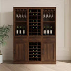 CLIHOME Meuble de Bar à Vin Modulaire avec Vaisselier pour Salle à Manger