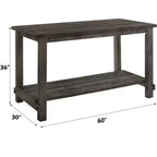 Christopher Knight Home Sinclair – Ensemble de salle à manger rectangulaire 7 pièces en bois de 60 po avec 6 chaises rembourrées