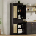 Tall Kitchen Pantry Cabinet 69 Storage Cabinet with Doors, Drawer and Adjustable Shelves, Cupboard for Bathroom Dining Room