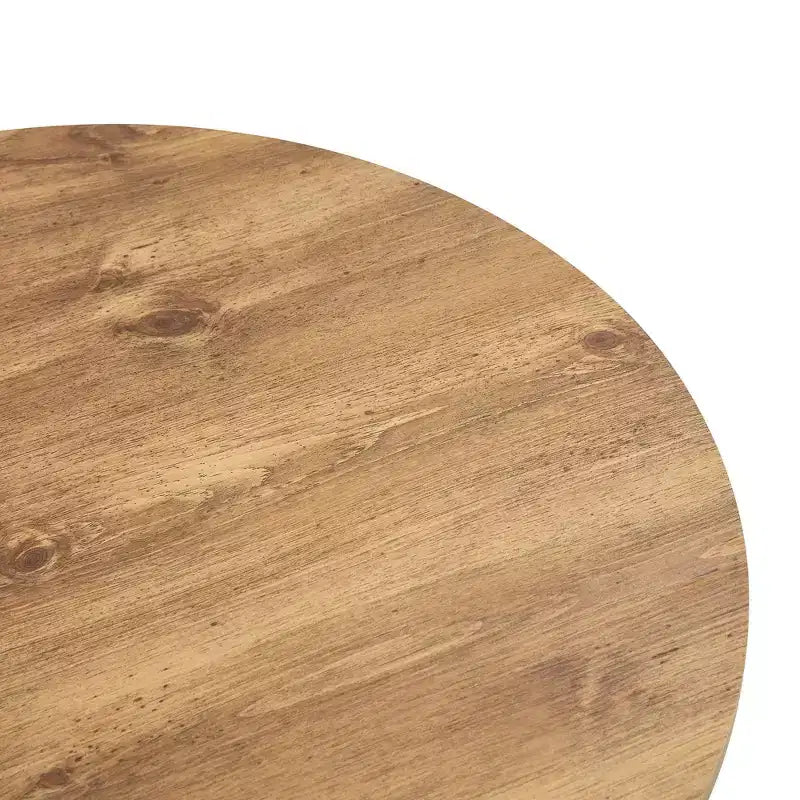 Vatros Table basse ronde moderne avec rangement Petite table basse en bois