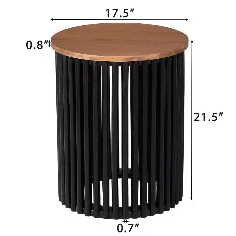 Christopher Knight Home Zanvia – Ensemble de 2 tables basses et d'appoint en bois d'acacia avec base à lattes