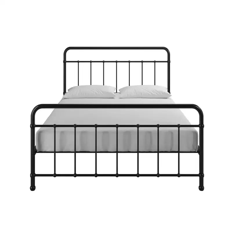 RealRooms Ainsley Metal Platform Bed Frame in Black
