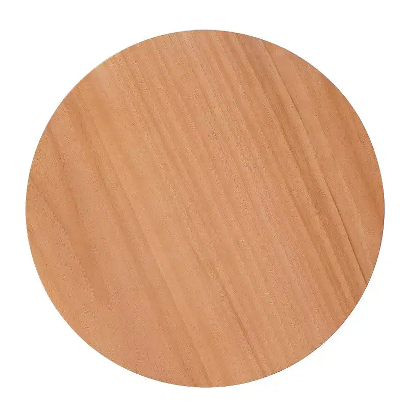 Table d'appoint ronde Orvian moderne en hévéa creux et rotin Christopher Knight Home