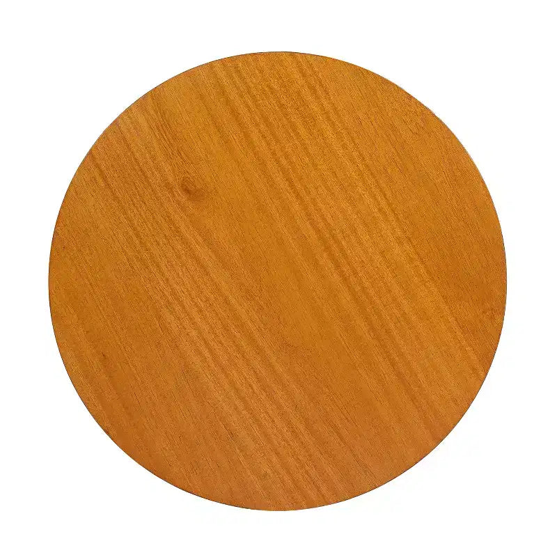 Table d'appoint ronde Orvian moderne en hévéa creux et rotin Christopher Knight Home