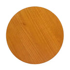 Table d'appoint ronde Orvian moderne en hévéa creux et rotin Christopher Knight Home