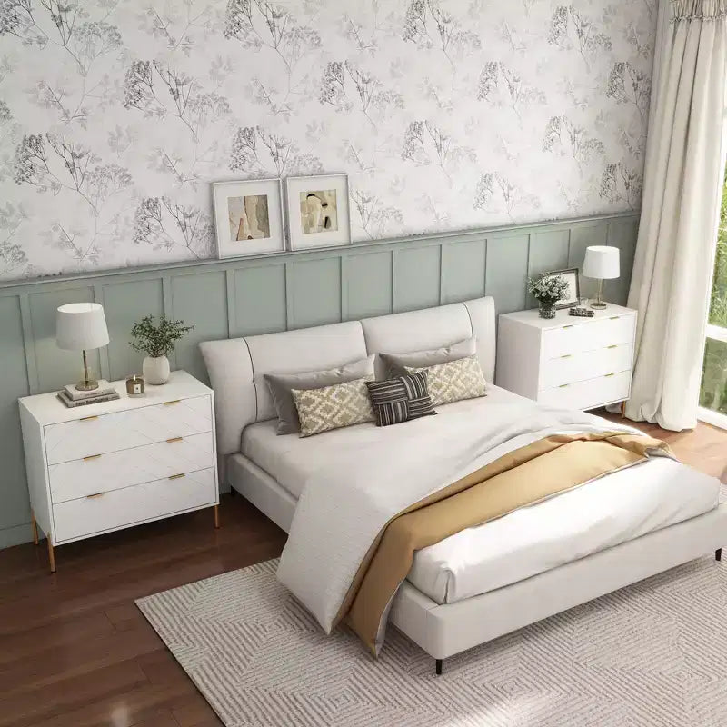CLIHOME Commode standard 3 tiroirs Tiroirs de rangement décoratifs