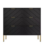 CLIHOME 3-Drawer Standard Chest Decorative Storage Drawers