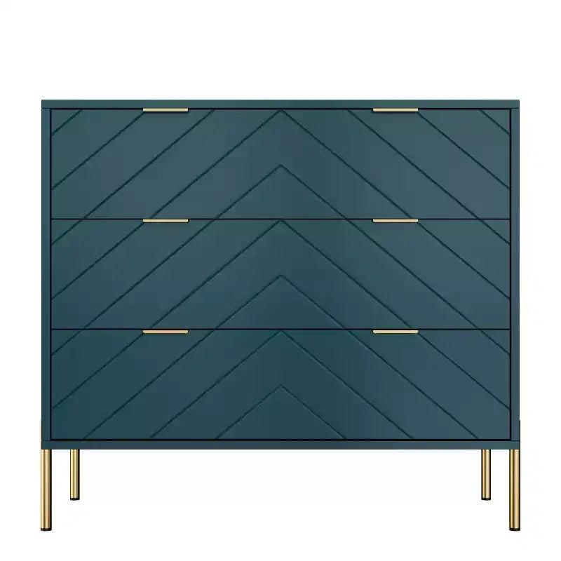 CLIHOME Commode standard 3 tiroirs Tiroirs de rangement décoratifs