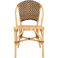 Callidora Dining Chair - DCH6509 - Natural/Black - Safavieh