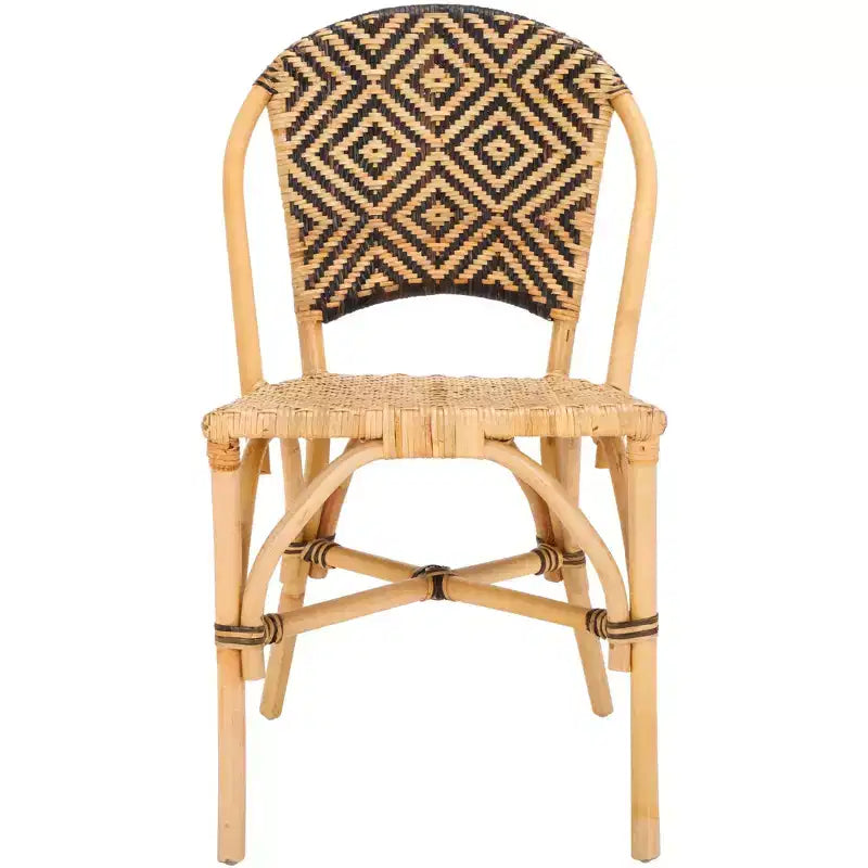 Callidora Dining Chair - DCH6509 - Natural/Black - Safavieh