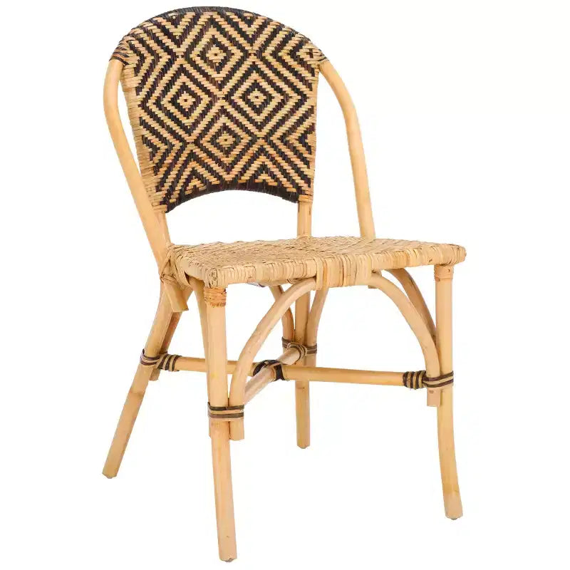 Chaise de salle à manger Callidora - DCH6509 - Naturel/Noir - Safavieh