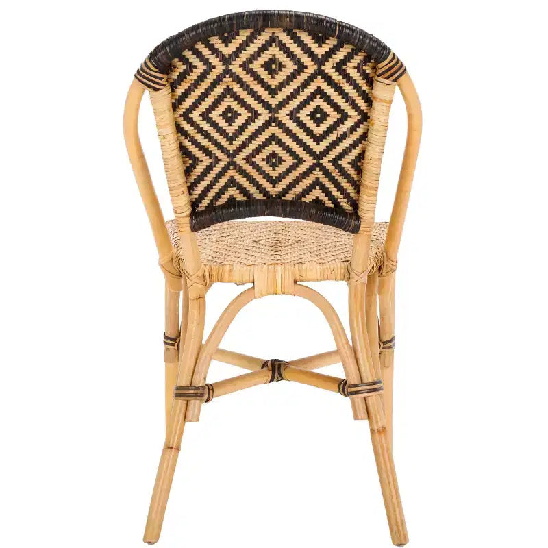 Chaise de salle à manger Callidora - DCH6509 - Naturel/Noir - Safavieh