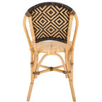 Chaise de salle à manger Callidora - DCH6509 - Naturel/Noir - Safavieh