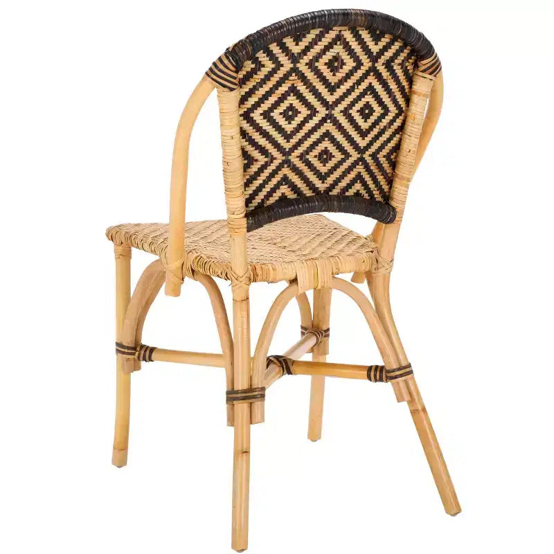 Chaise de salle à manger Callidora - DCH6509 - Naturel/Noir - Safavieh