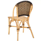 Chaise de salle à manger Callidora - DCH6509 - Naturel/Noir - Safavieh