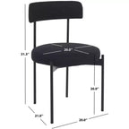Chaise de salle à manger Andrean (lot de 2) - DCH3900 - Safavieh