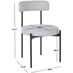 Chaise de salle à manger Andrean (lot de 2) - DCH3900 - Safavieh