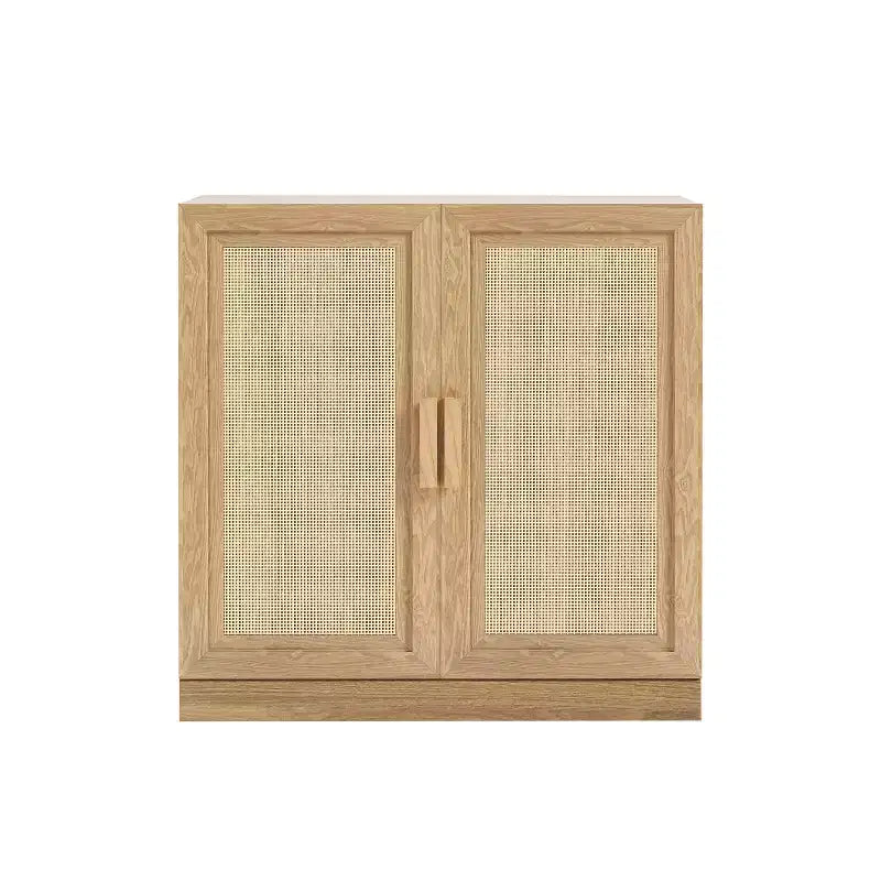 Meuble d'appoint en bois 36x124x16 de couleur naturelle, organiseur de rangement avec étagères réglables pour cuisine, chambre, entrée, salon, salle à manger