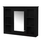 Meuble de rangement haut de salle de bain Chic Crate – Meuble autoportant avec 2 tiroirs de tailles différentes et une étagère réglable | Finition peinte en MDF | Blanc
