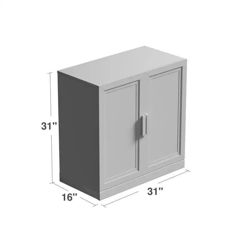 [78,7 cm | Grain de bois de luxe] Meuble décoratif à deux portes pour salon et chambre (noir mat + rangement multicouche)