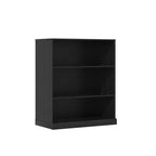 [78,7 cm | Conception Ouverte]Étagère de Rangement Sans Porte en Grain de Bois Noir (Décoration Multi-Fonctionnelle pour Salon/Chambre)