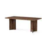MAYEERTY Table de salle à manger multifonctionnelle de 160 cm, bureau de direction, panneau E1 de 4 cm d'épaisseur