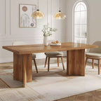MAYEERTY Table de salle à manger multifonctionnelle de 160 cm, bureau de direction, panneau E1 de 4 cm d'épaisseur
