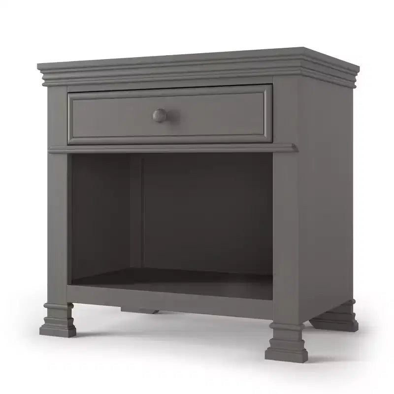 Child Craft Westgate 1 Drawer Nightstand for Nursery or Bedroom, Plenty of Storage, Hand Detailed, Wire Brushed Non-Toxic Finish, Fully-Assembled