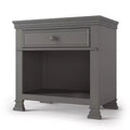 Child Craft Westgate 1 Drawer Nightstand for Nursery or Bedroom, Plenty of Storage, Hand Detailed, Wire Brushed Non-Toxic Finish, Fully-Assembled