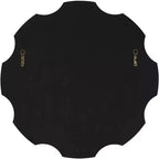 Miroir mural rond festonné Uttermost Dayton 34 x 34 Bronze