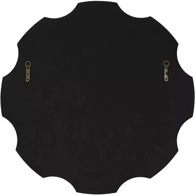 Miroir mural rond festonné Uttermost Dayton 34 x 34 Bronze