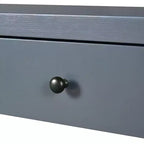 Table d'entrée en bois avec 2 tiroirs, Consoles rustiques de style fermier pour entrée