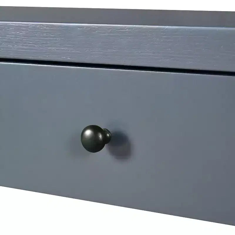Table d'entrée en bois avec 2 tiroirs, Consoles rustiques de style fermier pour entrée