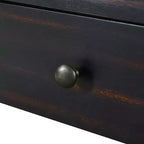 Table d'entrée en bois avec 2 tiroirs, Consoles rustiques de style fermier pour entrée