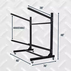 Triangle sarcelle G-Watersport 2 niveaux avec roulettes | Recto simple | Noir