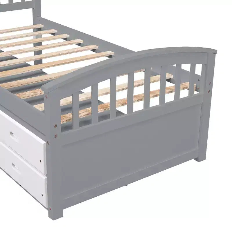 Lit plateforme Whisen une place avec 6 tiroirs