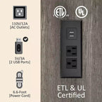 Cadre de lit AMERLIFE avec tête de lit bibliothèque LED, lit de rangement en bois avec 4 tiroirs, station de charge