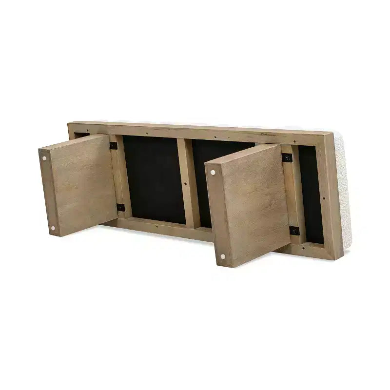 Banc d'appoint moderne Spenser 52 en bois et tissu de Christopher Knight Home