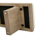 Banc d'appoint moderne Spenser 52 en bois et tissu de Christopher Knight Home