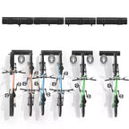VEVOR Bike Storage Rack, 6 Bike Racks and 5 Helmets Hooks, Wall Mount Bike Storage Hanger, Home & Garage Organizer