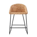 Landrine 35 Water Hyacinth Counter Stools - (Set Of 2) - Natural - SEI