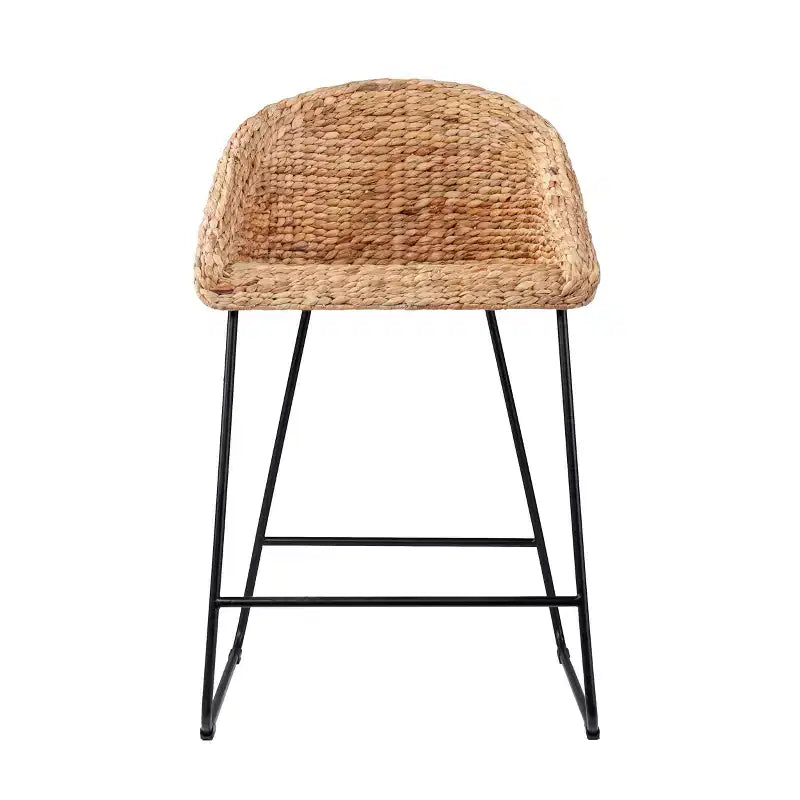 Landrine 35 Water Hyacinth Counter Stools - (Set Of 2) - Natural - SEI